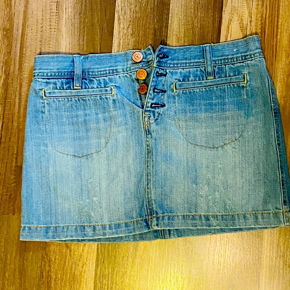 Denim Mini Skirt